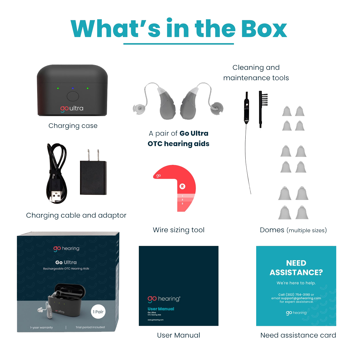 Go Ultra OTC BTE Hearing Aids,  image number 3